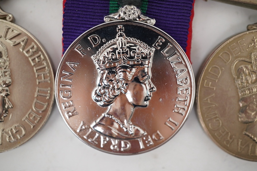 Four ERII military medals